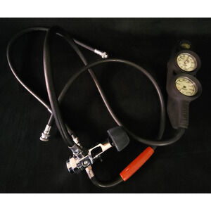 Sherwood Octopus Tekna Gauge Scuba Diving Dive Gear w/ Compass Knife Regulator